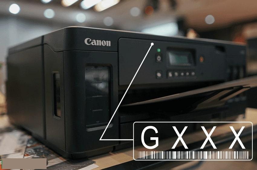 identify the printer model