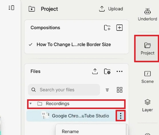 descript builtin audio repair tool