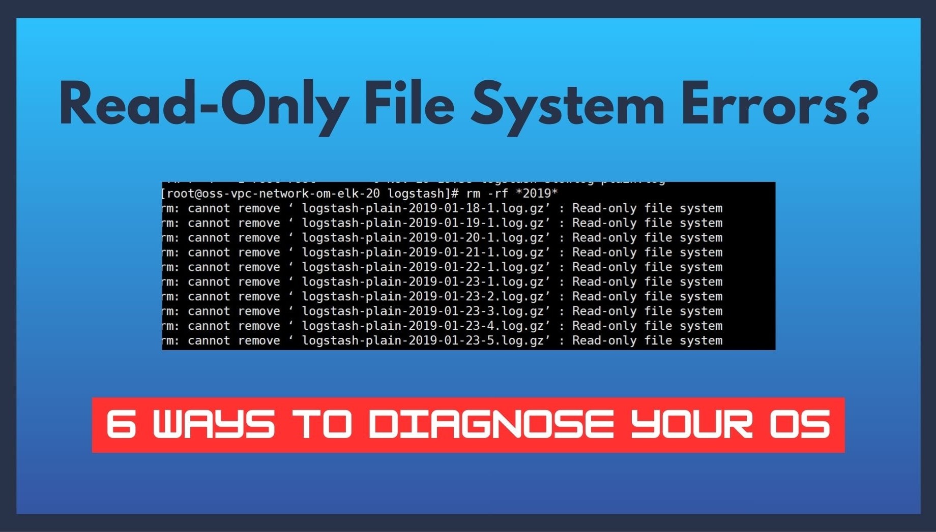 Read-Only File System Errors: A Comprehensive Guide