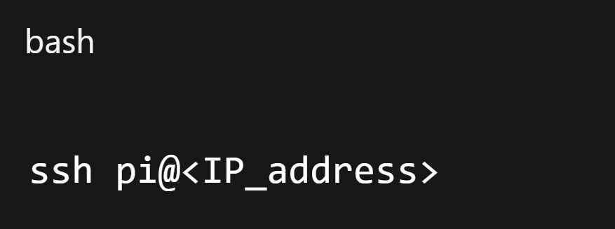 connect via ssh from another computer