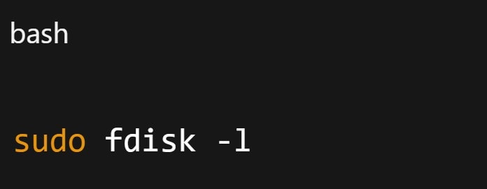 identify the partition