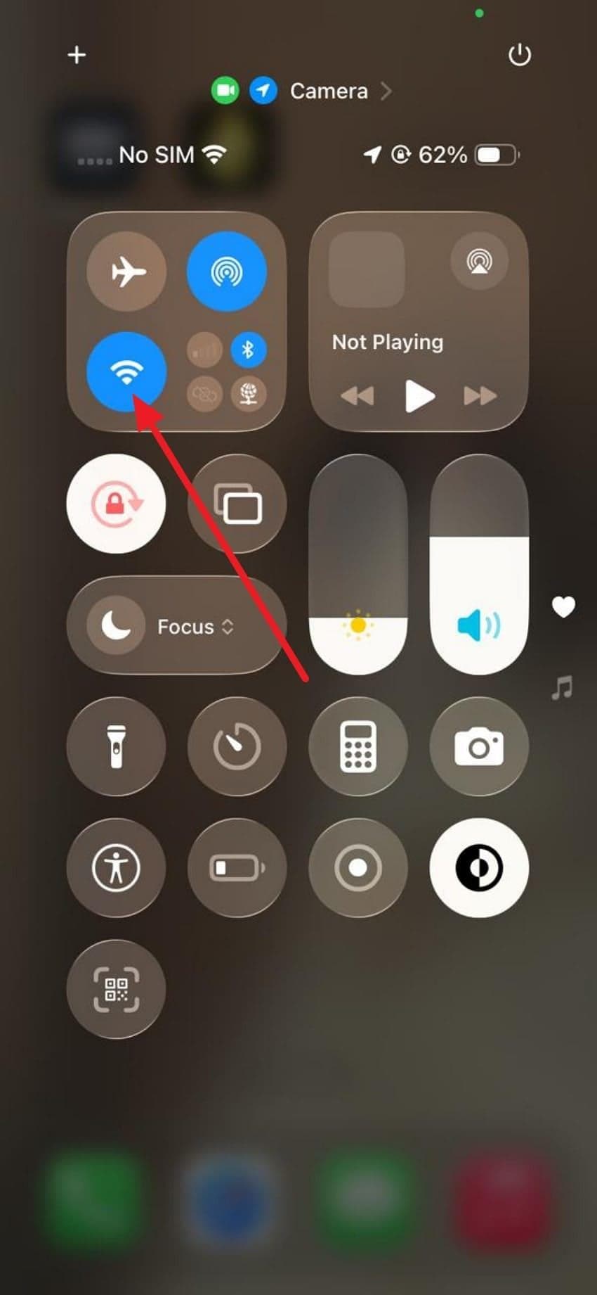 turn off wifi and mobile data