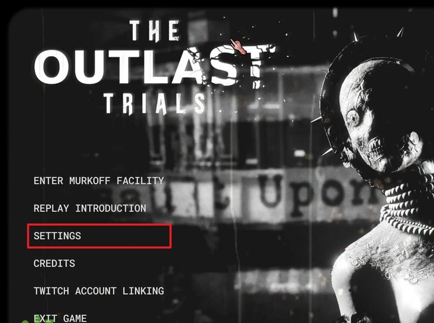 access the outlast trials settings
