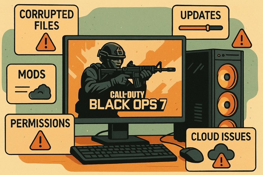 what causes bo7 setting to reset