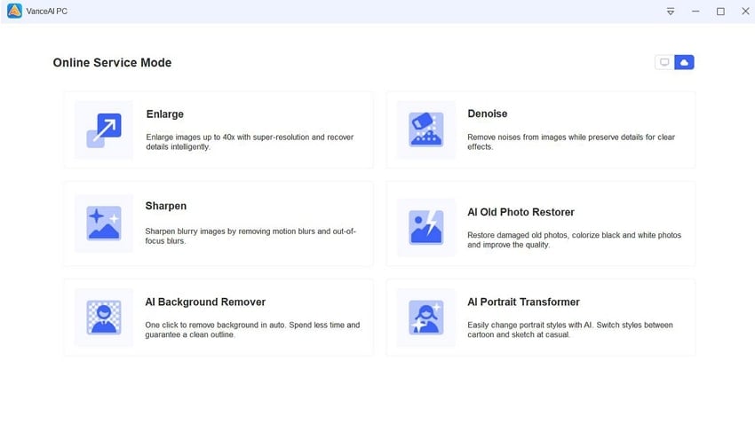 vance ai photo enhancer