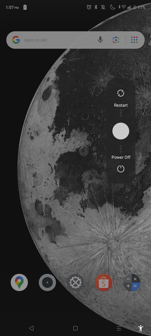 restart android phone to fix facebook video lag