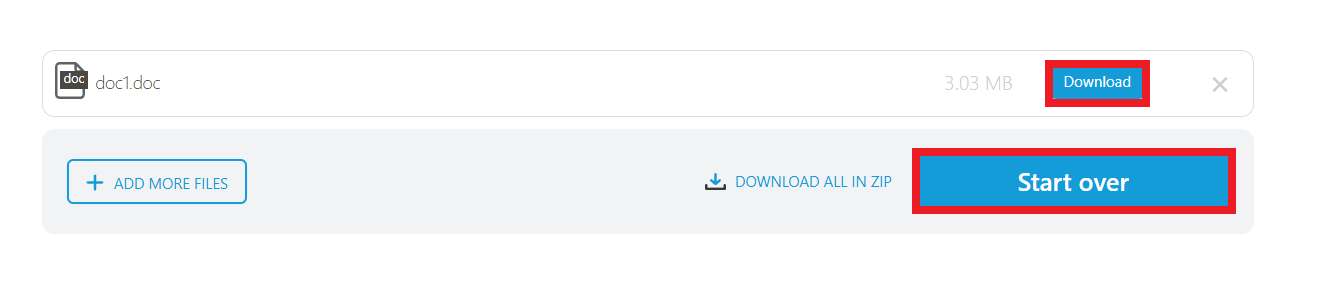 download converted file