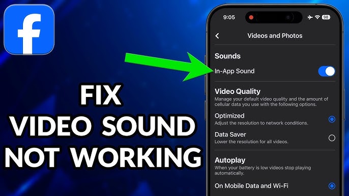 How to Fix No Sound on Facebook Videos?