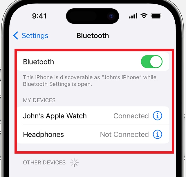 bluetooth connections