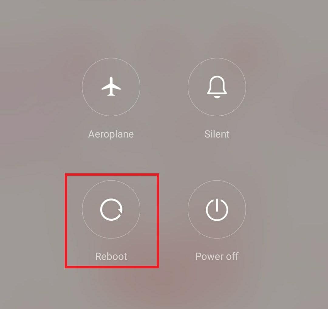 reboot android phone