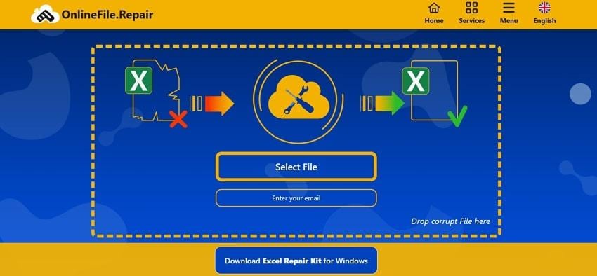tool to repair excel file online