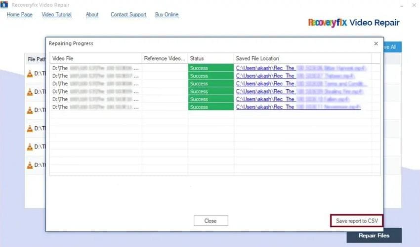 recoveryfix avi file fixer