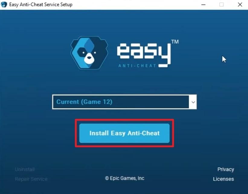install easy anticheat