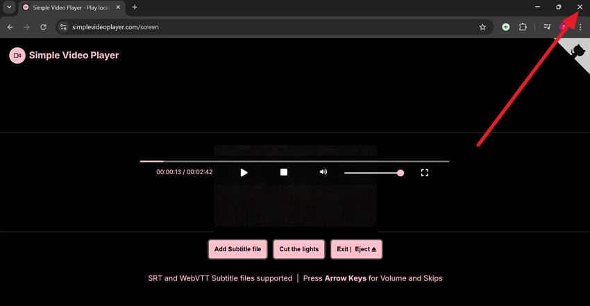 close and restart media player