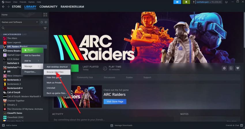select browse local files