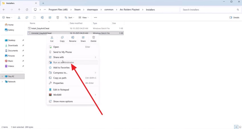 reinstall easy anti cheat service