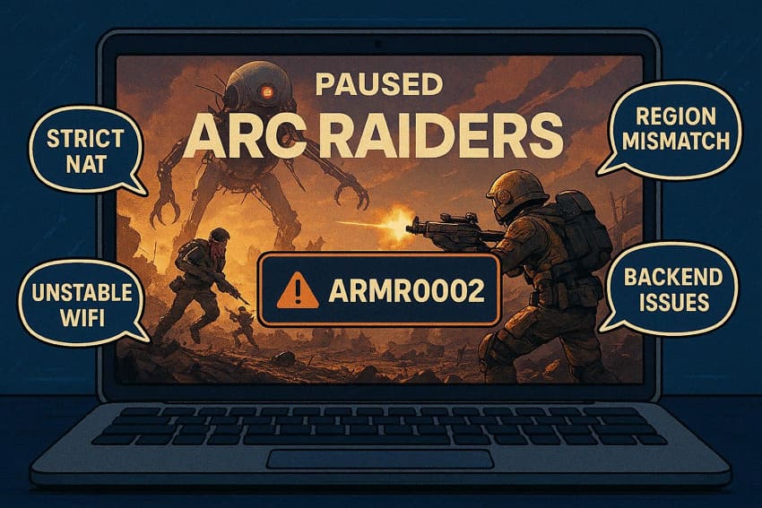 causes for arc raiders armr0002 error