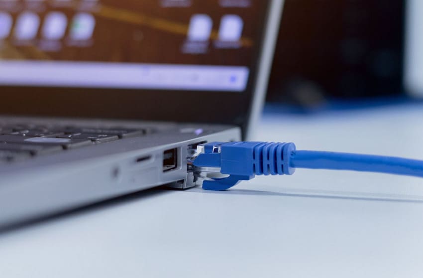 switch to ethernet connection