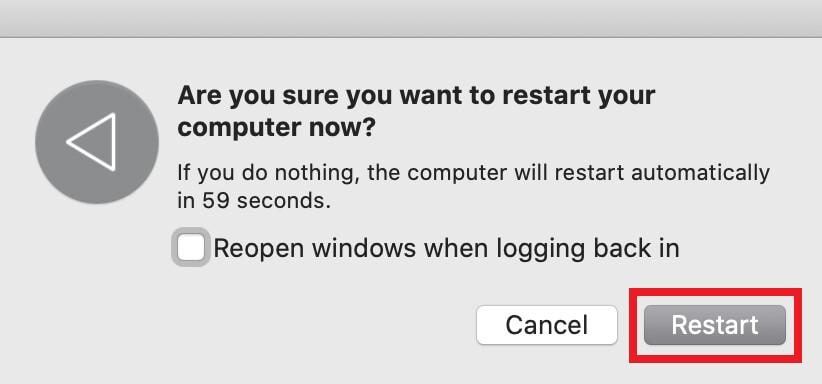 restart computer