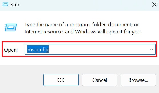 run command for system configuration