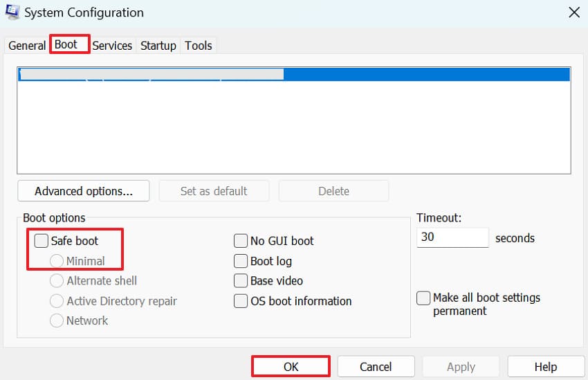use safe mode for operations