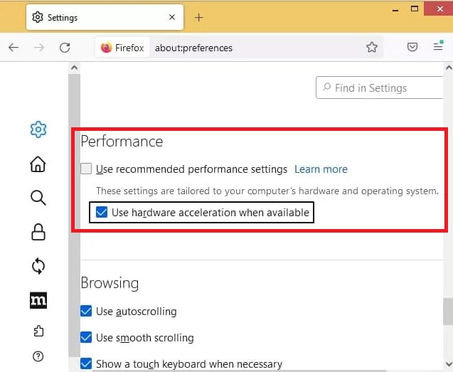use hardware acceleration when available
