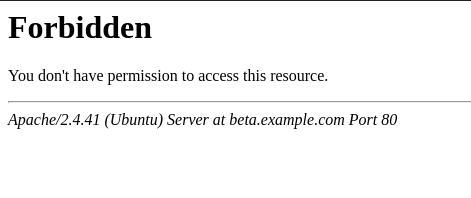what is 403 forbidden error