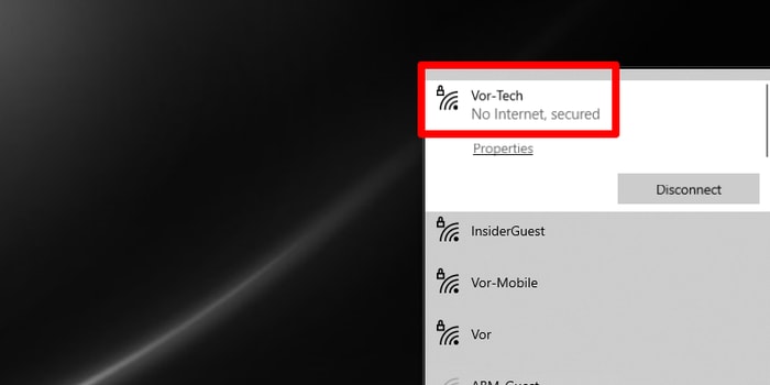 check device and network condition