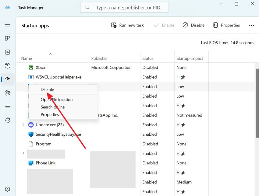 disable all third party applications