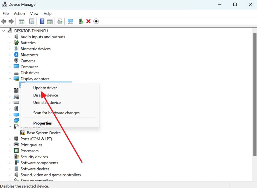 update graphic drivers