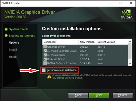 install latest driver