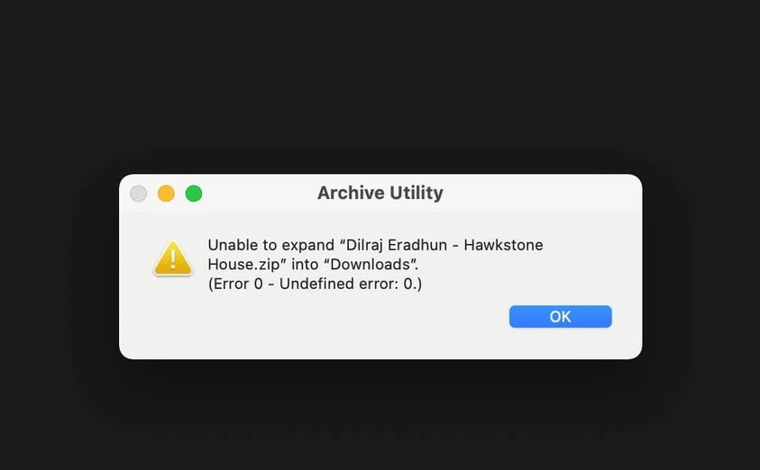 repairing corrupted rar files on mac