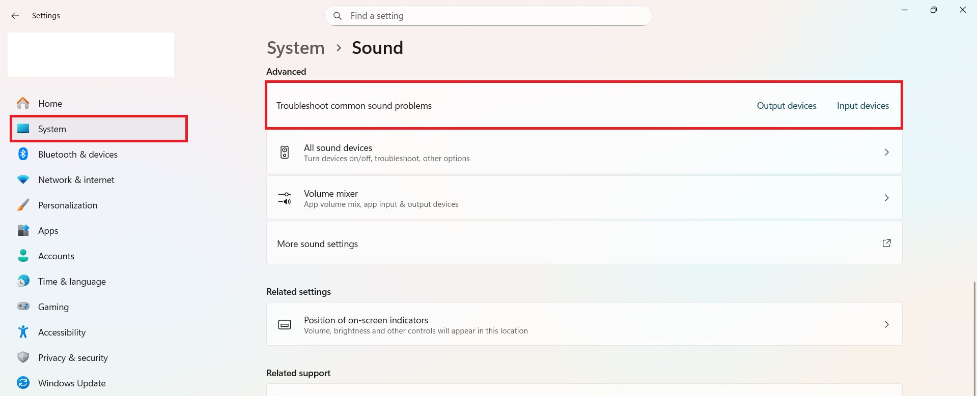 troubleshoot common sound problems