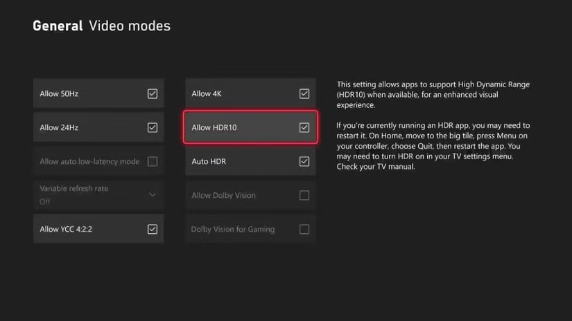 disable unnecessary video features