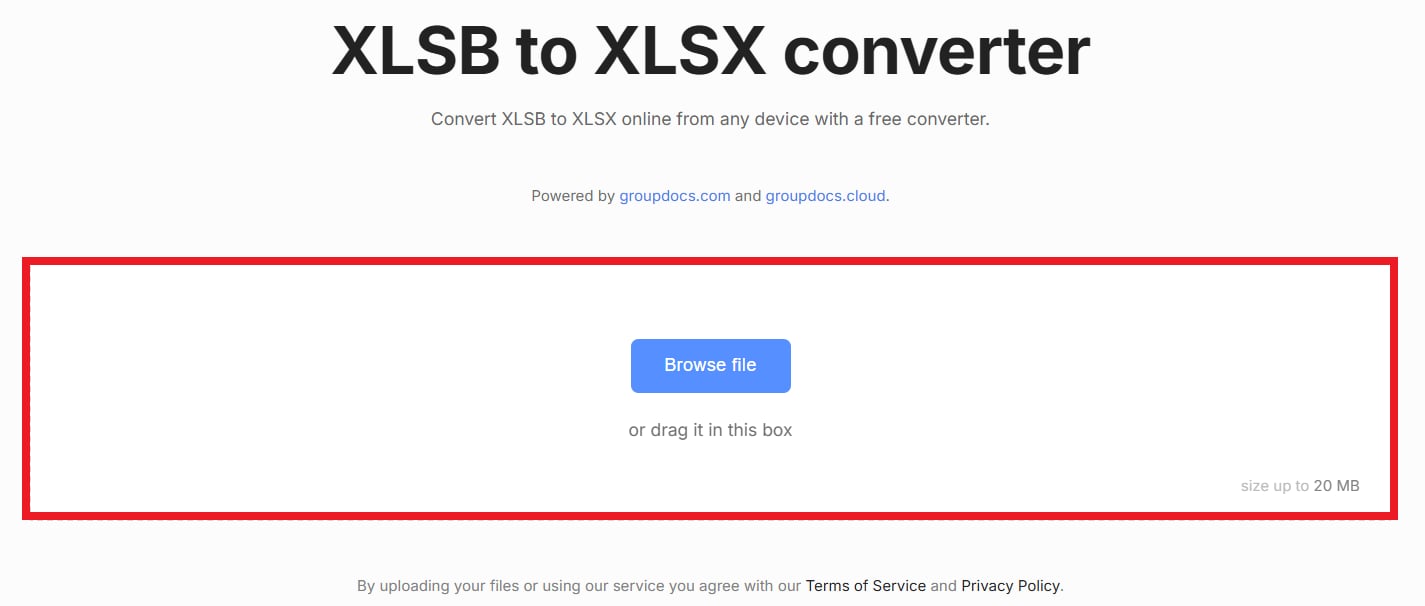 browse xlsb file
