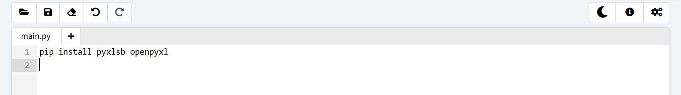 install library