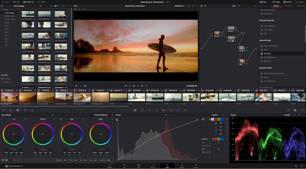 video enhancement vs color grading