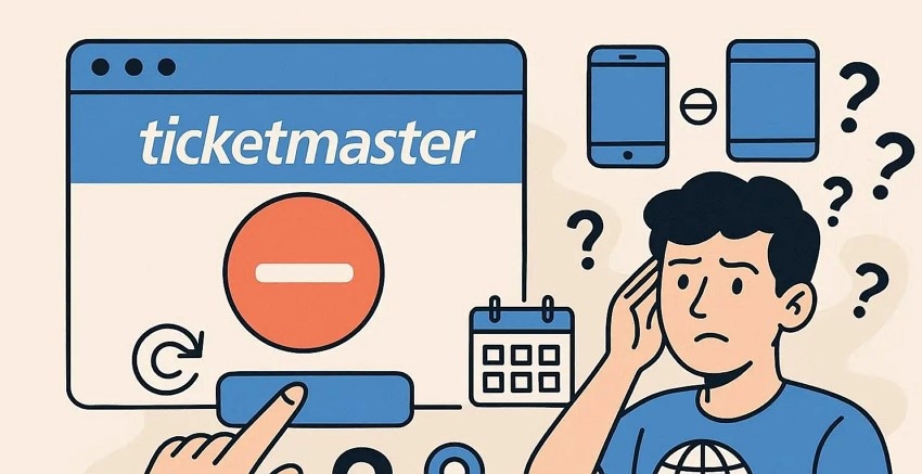 why ticket show this error