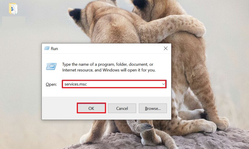 open services from run program