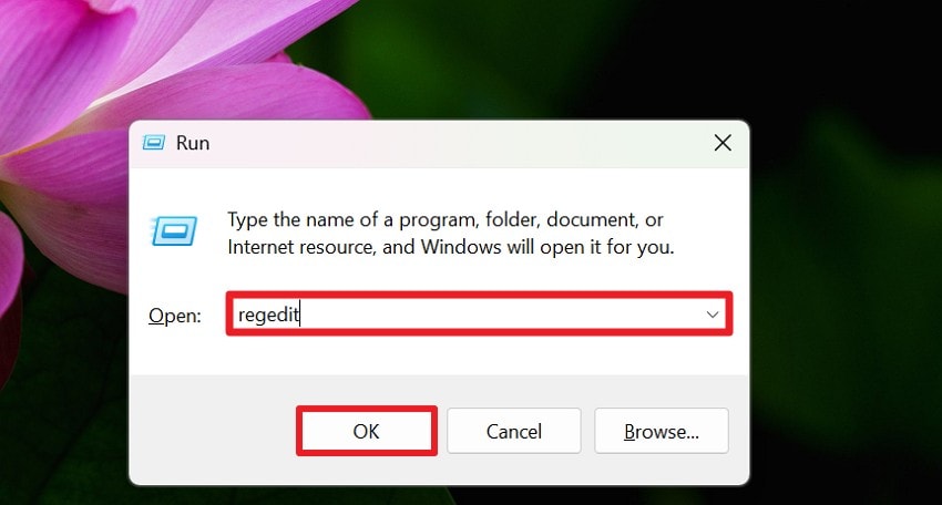 add command and press ok