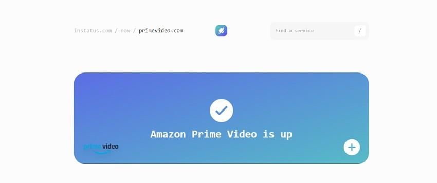 check the prime server status
