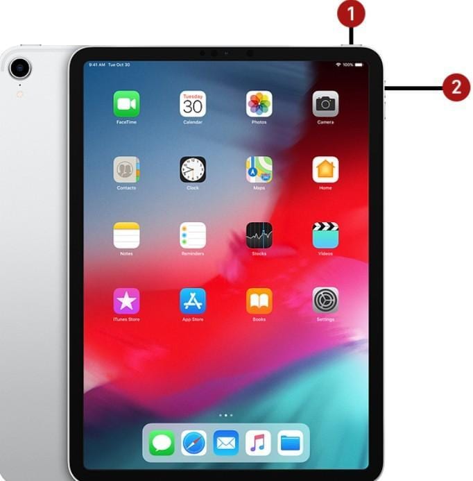 choose to reboot the ipad