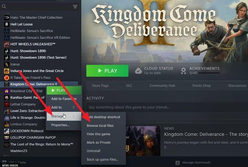pick browse local files option