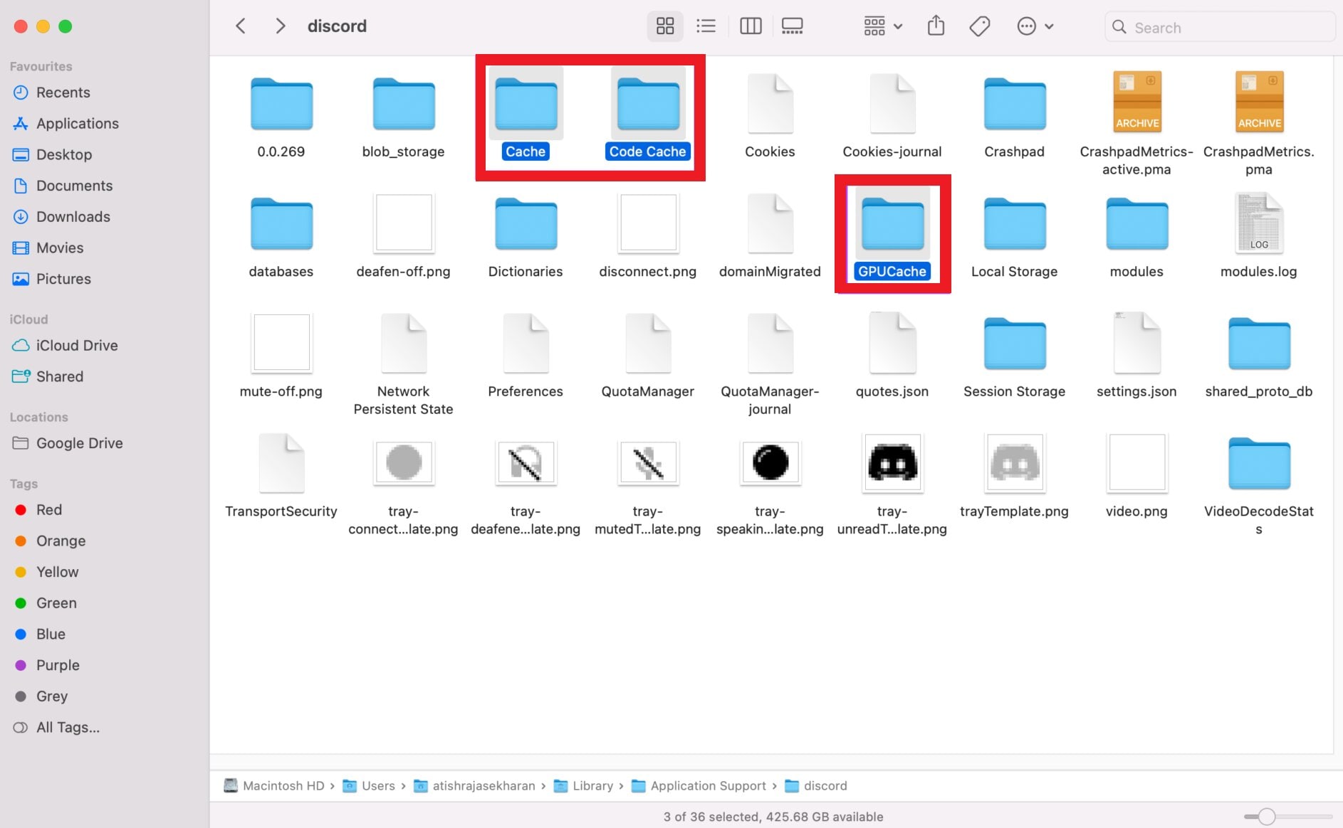 delete cache, code cache, and gpucache