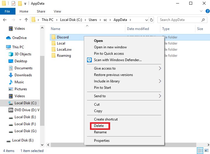delete discord folder