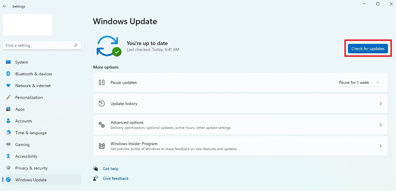update windows
