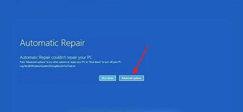 access advanced options