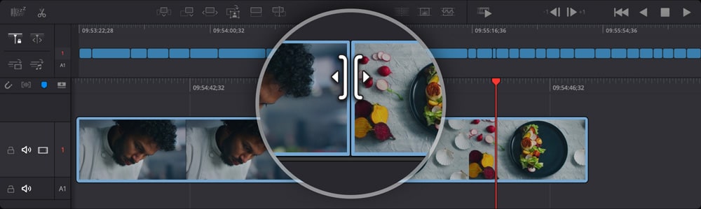use on-screen handles