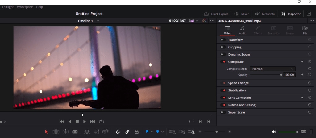 open inspector panel