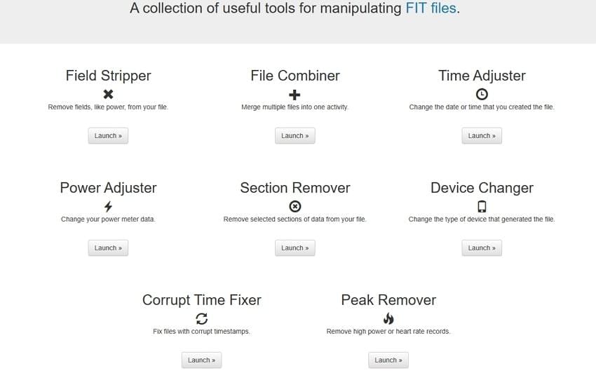 fit file tools